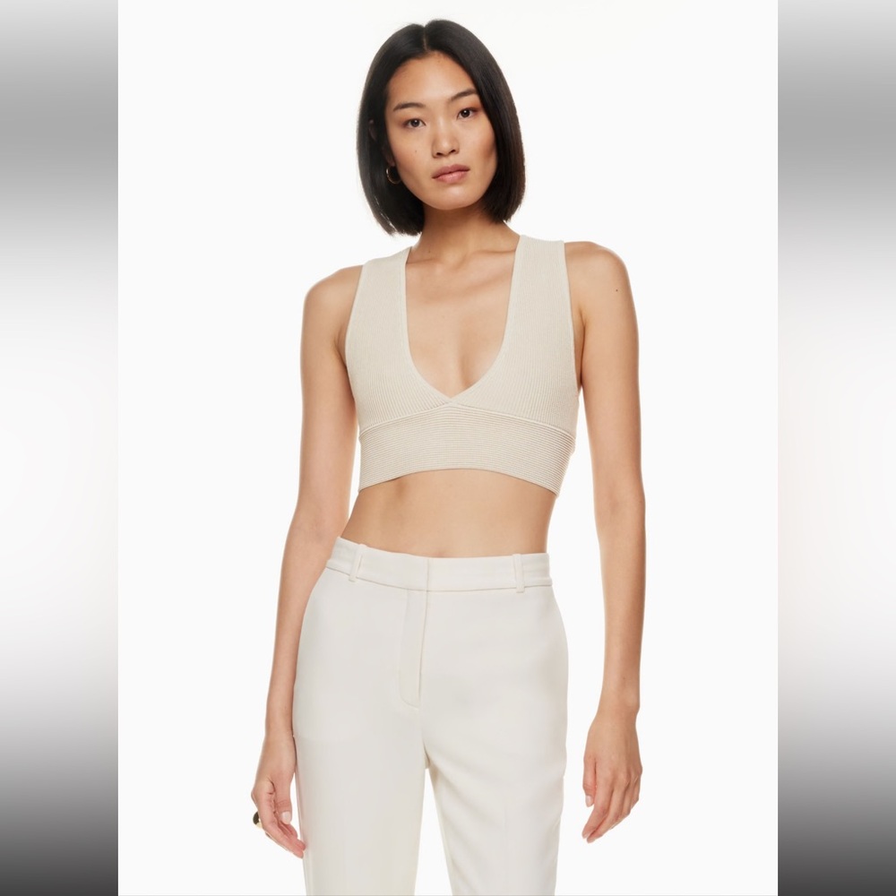 Sculpt Knit Deep V Tank